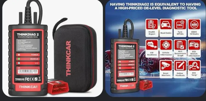 Diagnóstico com scanner thinkdiag2