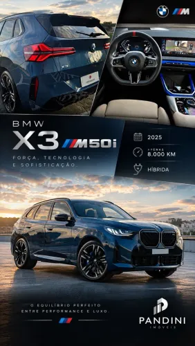 BMW X3 M50 Xdrive 3.0 V6 Aut. (híbrido) 2025