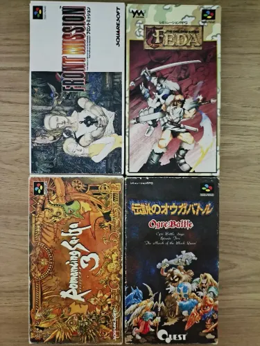 Lote de Jogos de Super Nintendo Snes SFC Famicom Originais (Cib)