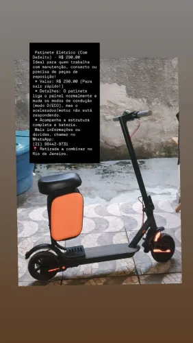 Patinete elétrico 