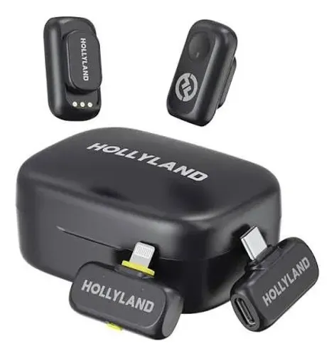 Microfone de Lapela Sem Fio Hollyland LARK A1 | PRODUTO LACRADO | IPHONE E ANDROID