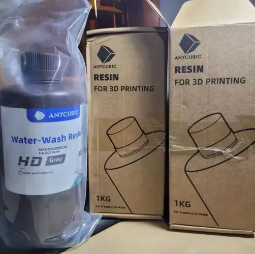 Resina Anycubic Water Wash 2.0 HD Gray 1kg Lacrada