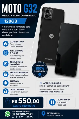 Celular moto g32