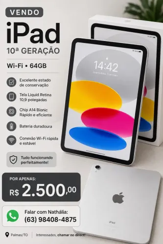 IPAD 10a GERAÇÃO 64 GB