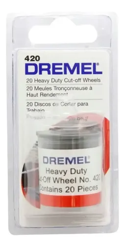 Disco De Corte Dremel 420 15/16 Com 20 Peças Cor Marrom
