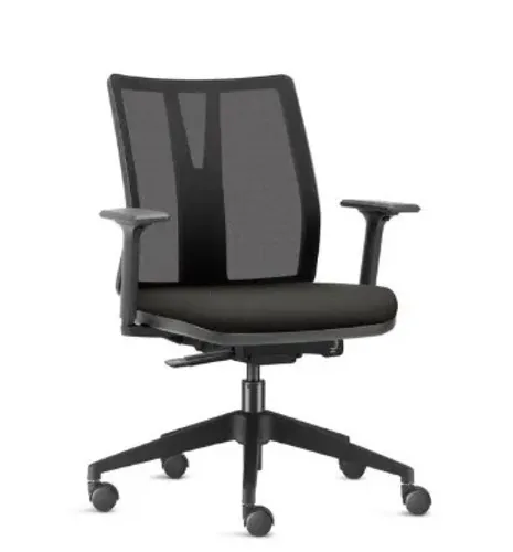 Cadeira tela mesh diretor relax c/ braço