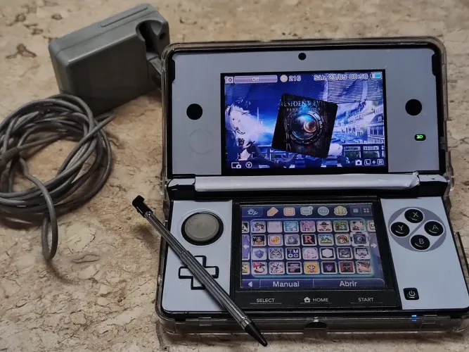 3DS cosmic Black (SNES SKIN)