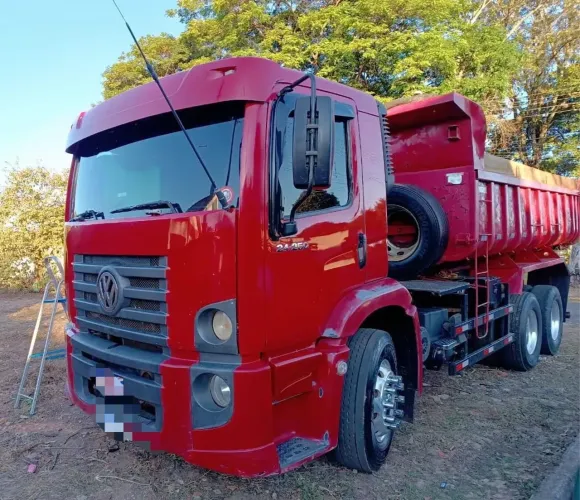 Volks 24250 truck CAÇAMBA   passo divida 