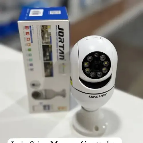 Câmera Lâmpada de Segurança Wi-fi 360°