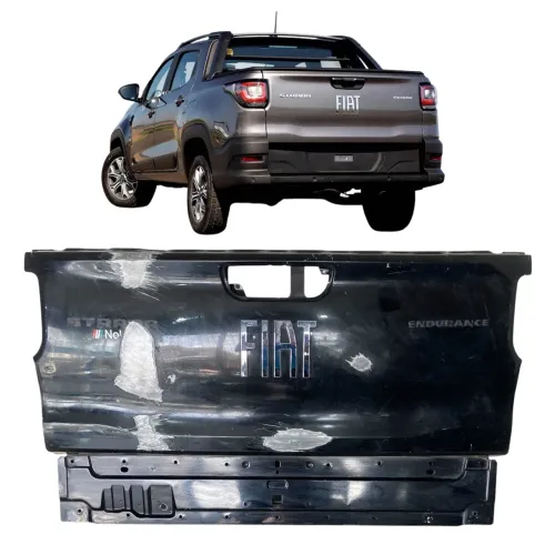 Tampa Traseira Fiat Strada 2021 A 2025 Original