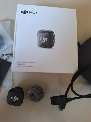 Microfone DJI Mic 3 Transmissor
