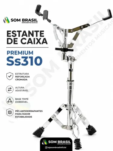 Estante De Caixa Para Bateria Premium Ss-310 Regulável