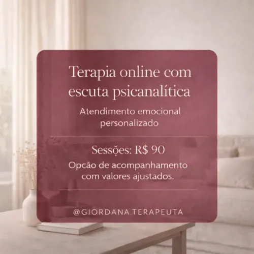 Terapia Online com Escuta Psicanalítica | Atendimento Personalizado
