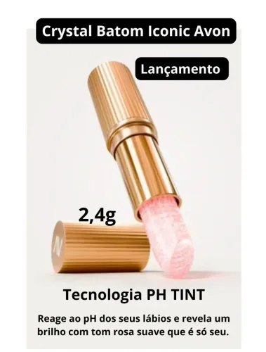 Crystal Batom Iconic Avon- Lançamento