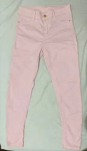 Calça Jeans Rosa - Tam 38