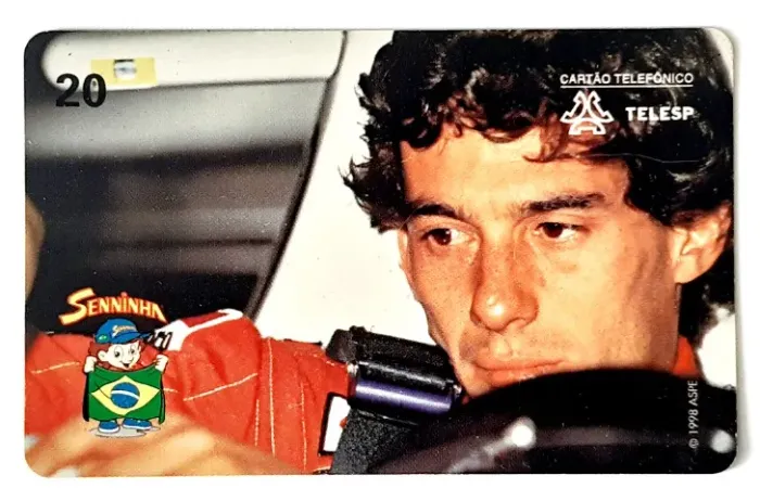 Cartão Telefônico Ayrton Senna do Brasil 1991 Gp da Hungria - Coleção!