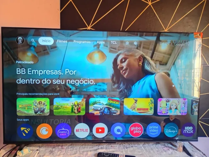Vendo televisão 4k de 50 polegadas TCl