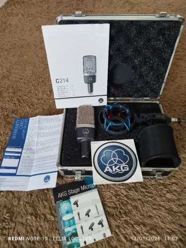 Microfone AKG c214 original 