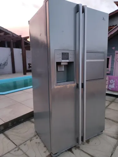 Geladeira side by side LG 110v