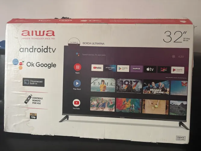 Smart tv 32 / 80cm AIWA HD borda ultrafina