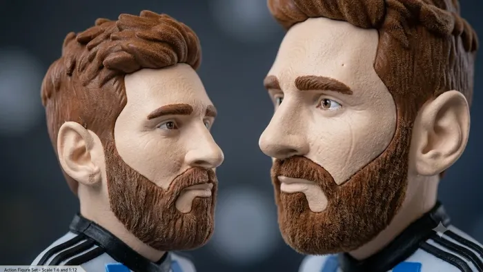 Boneco 3D Messi Versão Colecionador