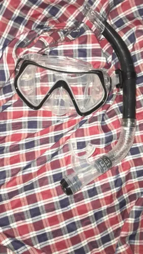 Máscara de mergulho e snorkel original