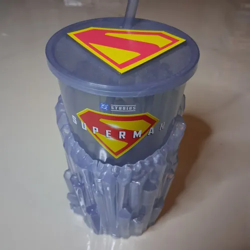 Copo Superman Cinemark Oficial com LED