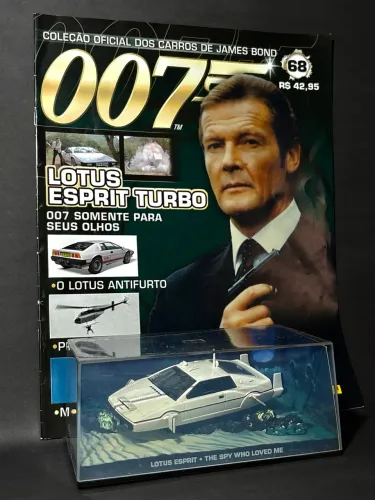 Miniatura Oficial James Bond 007 LOTUS ESPRIT  1:43 + Fascículo 