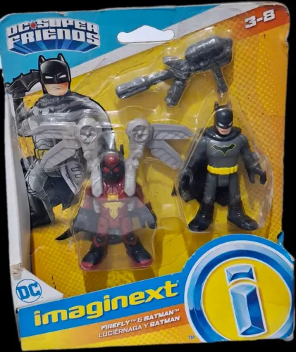 Fisher-Price Imaginext Batman e Firefly (novos na embalagem original)