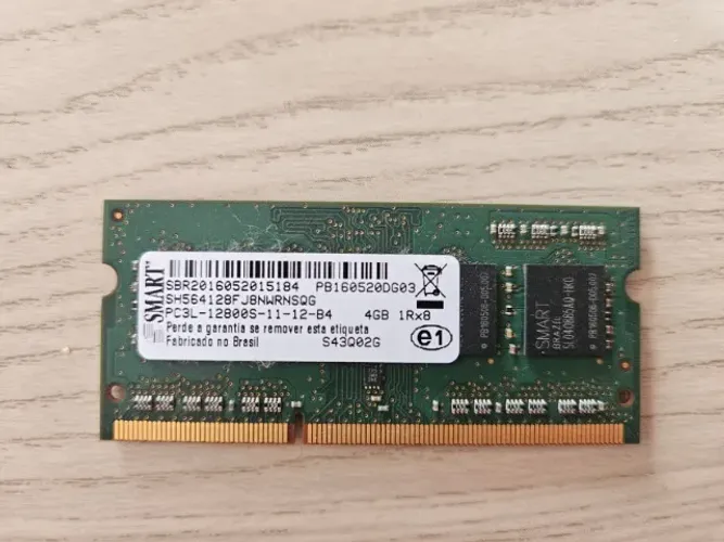 Memória Smart DDR3 4GB 1600MHz Notebook
