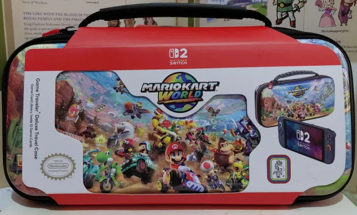 Case Estojo Original Mario Kart World Nintendo Switch 2 + Brinde