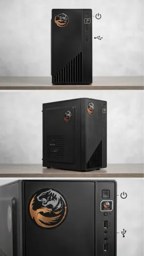 PC Completo i7 + 10GB RAM + 1TB (3x SSD + HD) + Placa de Vídeo 4GB