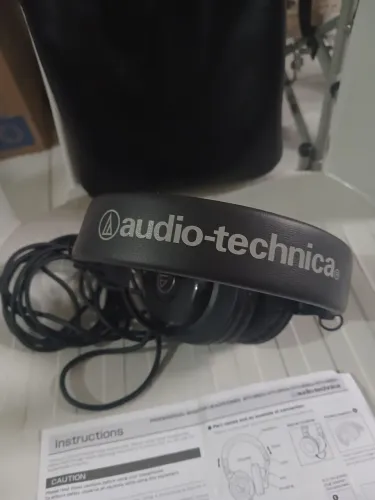 Fone áudio technica