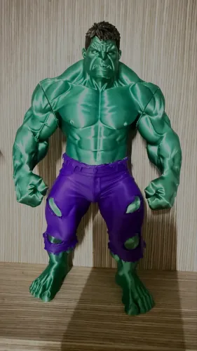 Boneco Incrível Hulk 3D Marvel Altura 25cm