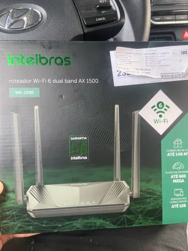 Roteador intelbras Wi-Fi 6