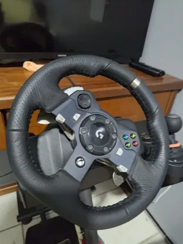 Volante Logitech G920 Driving Force e Pedais para Xbox Series X|S, Xbox One, PC, Mac