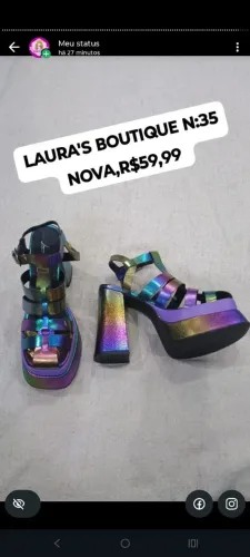 SANDÁLIA LAUR'AS BOUTIQUE