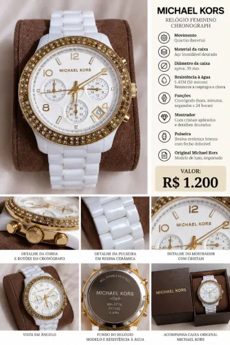 Relógio michael kors original