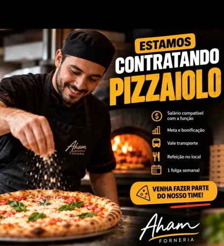 Vaga para Pizzaiolo - Botafogo e Pechincha