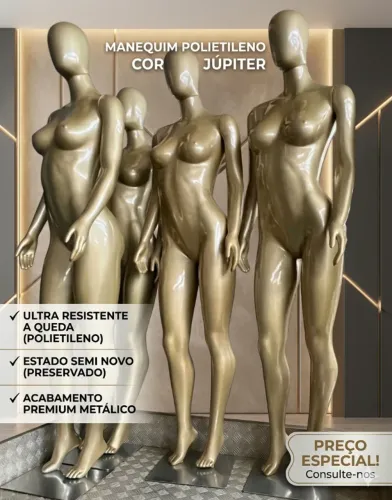 Kit 3 Manequins Para Lojas e Vitrines Aumente Suas Vendas com Suas peças Exposta