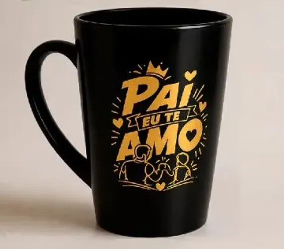 Caneca de plástico. Dia dos pais