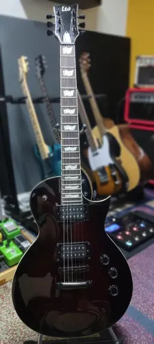 Guitarra elétrica esp ltd EC 256 (Ser Thru Black Cherry)
