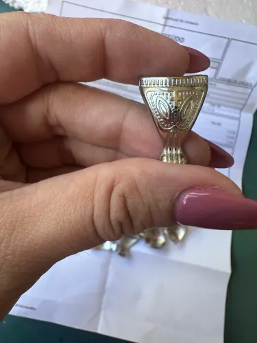 Pezinho para artesanato 20mm Prateado