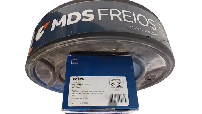 Discos de Freio MDS + Pastilhas Bosh para PSA (Peugeot e Citroën)