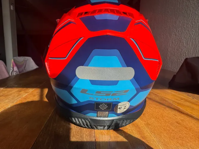Capacete Ls2 storm FF800 numeração 62 