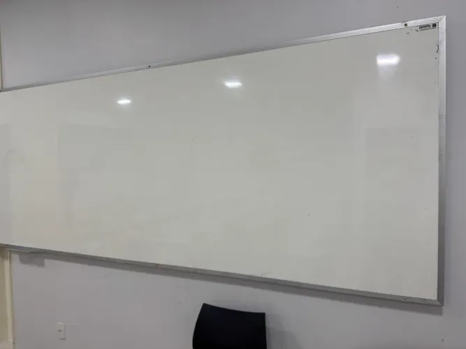 Quadros para sala de aula, medida 6,20 mt x 1,00mt de altura