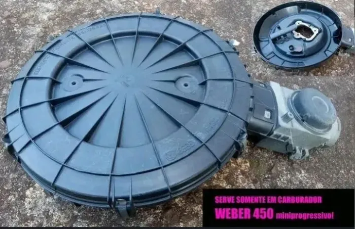 Caixa de filtro p/ carburador Weber Mini Progressivo