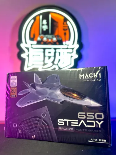 Fonte Galax March1 Steady 650W 80 Plus Bronze | Lacrado