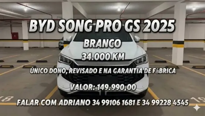 BYD Song Pro GS 1.5 16V Híbrido Aut. 2025