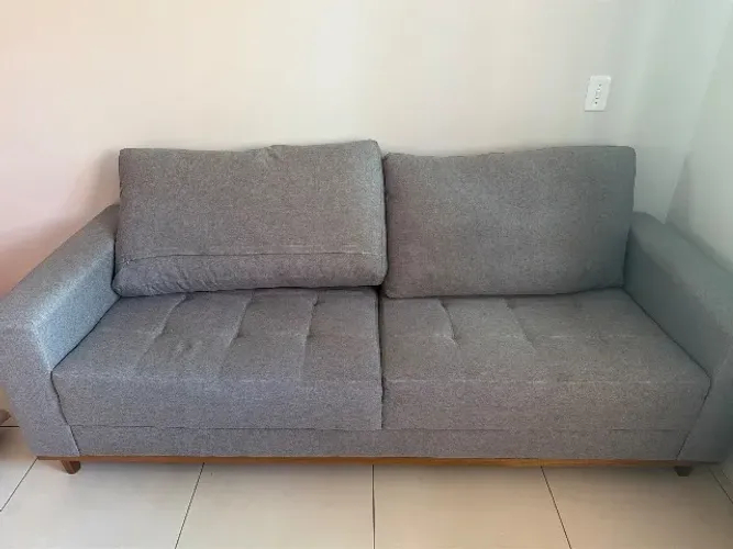 Sofá de linho 4 Lugares